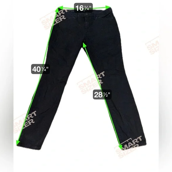 NYDJ Black Ami Skinny Jeans Lift Tuck Stretch - size 12. B10 - Picture 6 of 7